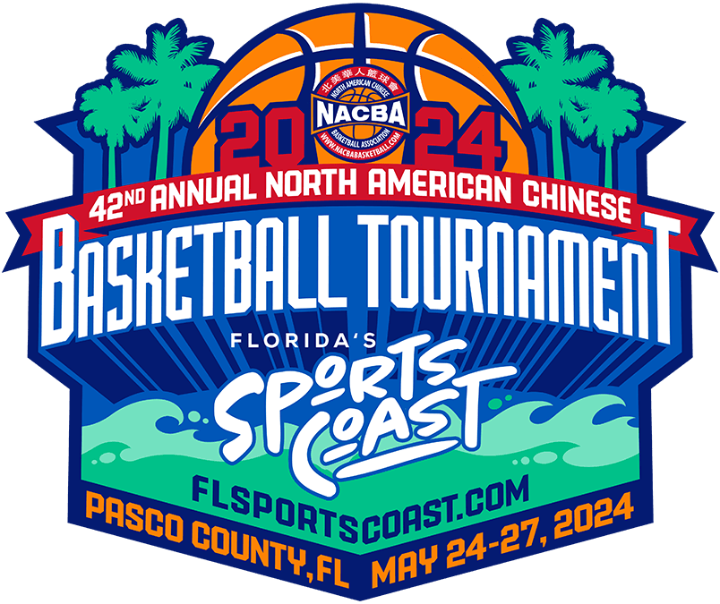 42nd Annual NACBA North American Chinese Basketball Tournament Logo